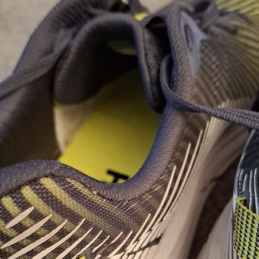Hoka Men's M Rincon 2 Athletic Shoes - Gray and Lime Sz 10.5 - Picture 10 of 10